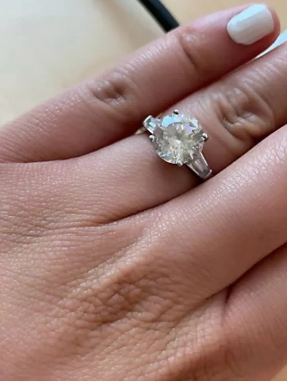🌸JQVC 48 - The “Amy” Diamonique Platinum Clad Solitaire.   💎🛍️